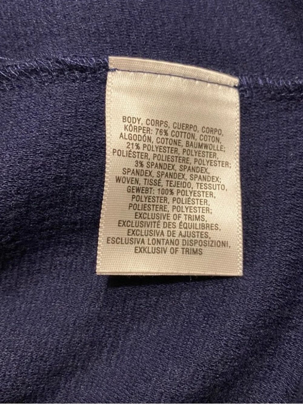 Anthropologie Deletta navy blue Soledad chiffon-trimmed top - Picture 11 of 12